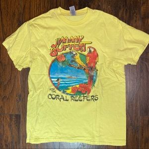 Jimmy Buffett // Yellow // Men/Unisex Medium Tee Shirt EUC without tags